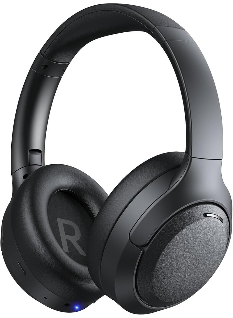 EKSA P300 Wireless Bluetooth Headphones, Active Noise Cancelling Over Ear Headset with ENC Mic,Transparency Mode, 100H Playtime, Hi-Res Audio, Deep Bass,BT 5.4 Headset for Music Office Travel - Image 1